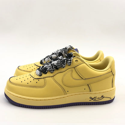 【中古美品】【メンズ】 NIKE ナイキ × KOBE BRYANT コービー・ブライアント AIR FORCE 1 LOW PROTRO HV9408-700 エアフォース1 ロー プロトロ スニーカー シューズ 靴 160-260618-hn-05-fur サイズ：28.5cm US10.5 カラー：イエロー/パープル 万代Net店