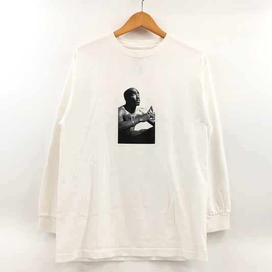 【中古品】【メンズ】 WACKO MARIA ワコマリア × 2PAC ツーパック L/S PRINT TEE 長袖Tシャツ トップス 142-260906-hn-01-fur サイズ：M カラー：ホワイト 万代Net店