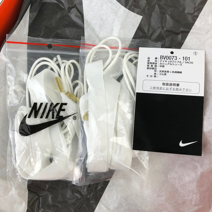 【中古品】【メンズ/レディース】 NIKE ナイキ SACAI × NIKE/BV0073-101/LDV WAFFLE TRIPLE WHITE 靴 スニーカー 160-250303-NS-8-iwa サイズ：27.5 カラー：ホワイト 万代Net店