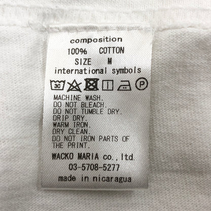 【中古品】【メンズ】 WACKO MARIA ワコマリア × 2PAC ツーパック L/S PRINT TEE 長袖Tシャツ トップス 142-260906-hn-01-fur サイズ：M カラー：ホワイト 万代Net店