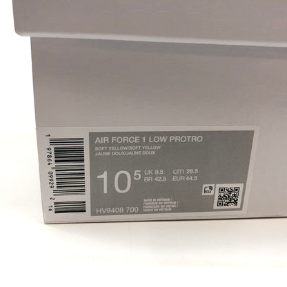 【中古美品】【メンズ】 NIKE ナイキ × KOBE BRYANT コービー・ブライアント AIR FORCE 1 LOW PROTRO HV9408-700 エアフォース1 ロー プロトロ スニーカー シューズ 靴 160-260618-hn-05-fur サイズ：28.5cm US10.5 カラー：イエロー/パープル 万代Net店