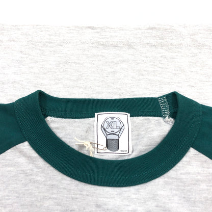 【中古美品】【メンズ】 M＆M エムアンドエム RAGLAN S/S TEE ラグラン 半袖Tシャツ トップス 147-260906-hn-02-fur サイズ：XL カラー：グレー/グリーン 万代Net店