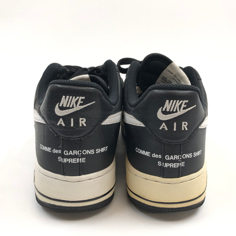 【現状渡し品】【メンズ】 SUPREME シュプリーム × NIKE ナイキ × COMME DES GARCONS SHIRT コムデギャルソンシャツ AIR FORCE1 LOW AR7623-001 エアフォース1 ロー 149-260618-hn-06-fur サイズ：27.0cm US9 カラー：ブラック/ホワイト 万代Net店