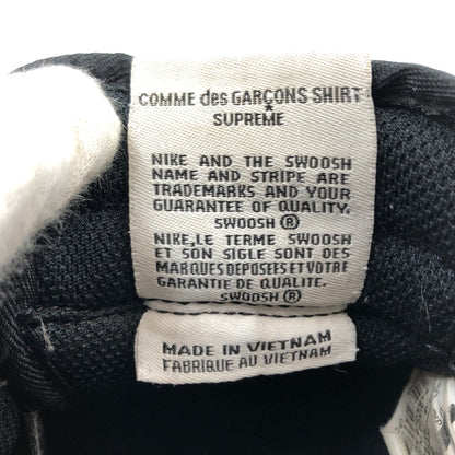 【現状渡し品】【メンズ】 SUPREME シュプリーム × NIKE ナイキ × COMME DES GARCONS SHIRT コムデギャルソンシャツ AIR FORCE1 LOW AR7623-001 エアフォース1 ロー 149-260618-hn-06-fur サイズ：27.0cm US9 カラー：ブラック/ホワイト 万代Net店