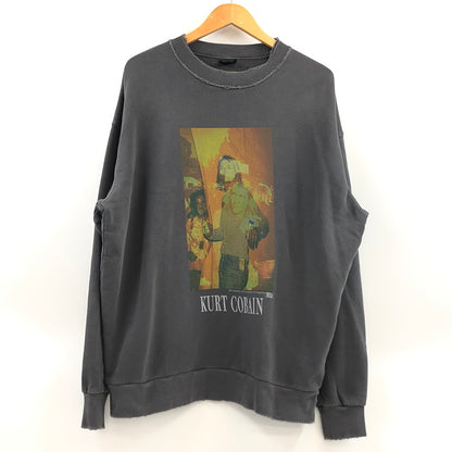 【中古品】【メンズ/レディース】 SCREEN STARS スクリーンスターズ KURT COBAIN SWEATSHIRT 2323-414SSDN カート・コバーン スウェットシャツ トレーナー トップス 146-260906-hn-03-fur サイズ：M カラー：グレー 万代Net店