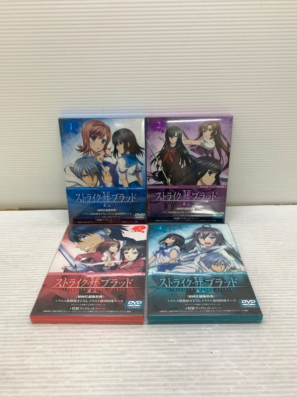 【未使用品】 ストライク・ザ・ブラッド II OVA 初回仕様版 全4巻セット DVD 009-250706-AS-2-min 万代Net店
