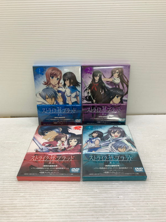 【未使用品】 ストライク・ザ・ブラッド II OVA 初回仕様版 全4巻セット DVD 009-250706-AS-2-min 万代Net店