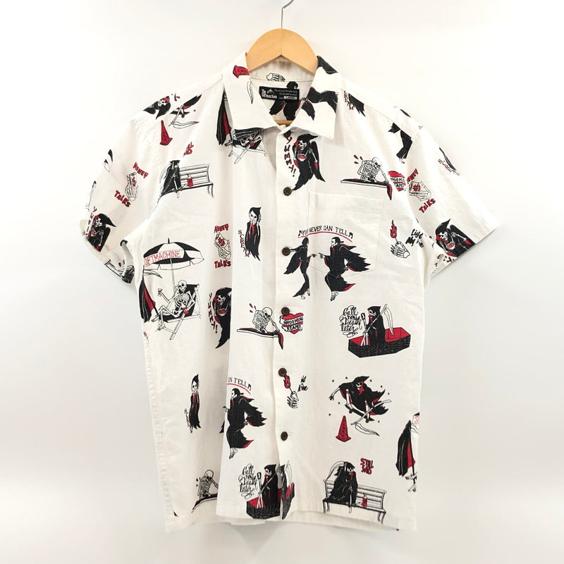 【中古品】【メンズ】 THE SOFT MACHINE ソフトマシーン 19SS CLOAK CAPES S/S SHIRTS 半袖シャツ カジュアルシャツ トップス 142-260618-hn-07-fur サイズ：L カラー：ホワイト 万代Net店