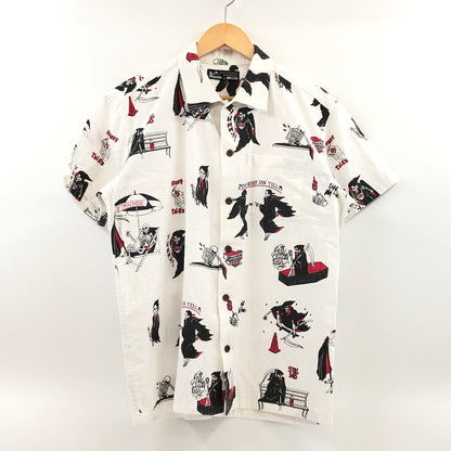 【中古品】【メンズ】 THE SOFT MACHINE ソフトマシーン 19SS CLOAK CAPES S/S SHIRTS 半袖シャツ カジュアルシャツ トップス 142-260618-hn-07-fur サイズ：L カラー：ホワイト 万代Net店