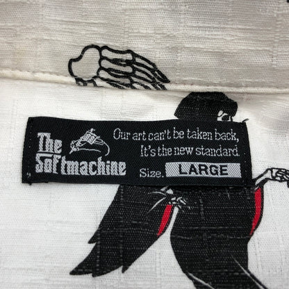 【中古品】【メンズ】 THE SOFT MACHINE ソフトマシーン 19SS CLOAK CAPES S/S SHIRTS 半袖シャツ カジュアルシャツ トップス 142-260618-hn-07-fur サイズ：L カラー：ホワイト 万代Net店