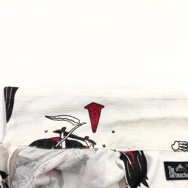 【中古品】【メンズ】 THE SOFT MACHINE ソフトマシーン 19SS CLOAK CAPES S/S SHIRTS 半袖シャツ カジュアルシャツ トップス 142-260618-hn-07-fur サイズ：L カラー：ホワイト 万代Net店