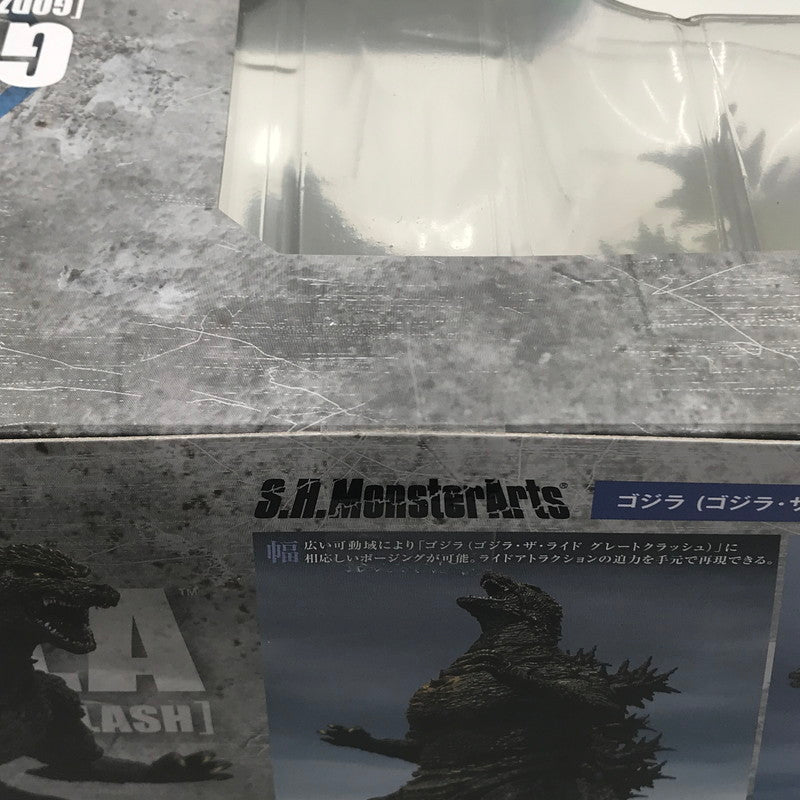 【中古美品】 S.H.MonsterArts ゴジラ (ゴジラ・ザ・ライド グレートクラッシュ) 未開封 044-260904-ti-12-tagh 万代Net店