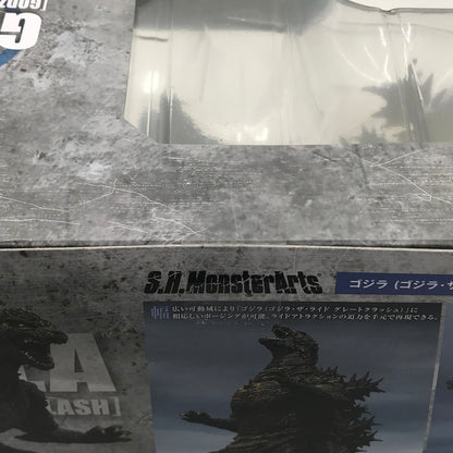 【中古美品】 S.H.MonsterArts ゴジラ (ゴジラ・ザ・ライド グレートクラッシュ) 未開封 044-260904-ti-12-tagh 万代Net店