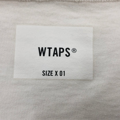 【中古品】【メンズ】 WTAPS ダブルタップス 21SS BANNER S/S COTTON 211ATDT-CSM15 バナー 半袖 コットン Tシャツ トップス 144-260906-hn-05-fur サイズ：01 カラー：ホワイト 万代Net店