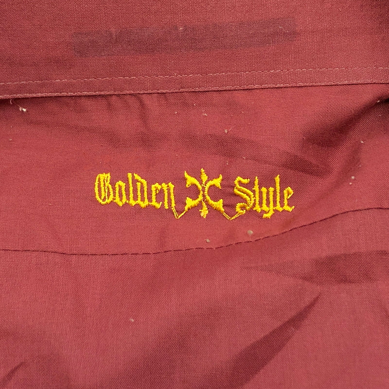 【中古品】【メンズ】 GOLDEN STYLE ゴールデンスタイル 70S L/S SHIRT 長袖シャツ カジュアルシャツ トップス 146-260618-hn-08-fur サイズ：不明 カラー：レッド系 万代Net店