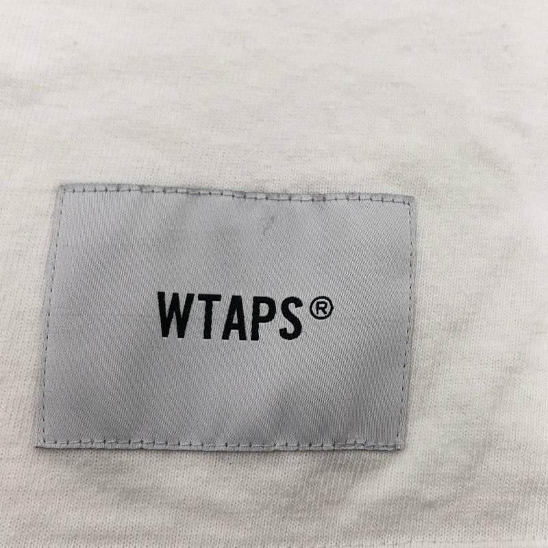 【中古品】【メンズ】 WTAPS ダブルタップス 21SS BANNER S/S COTTON 211ATDT-CSM15 バナー 半袖 コットン Tシャツ トップス 144-260906-hn-05-fur サイズ：01 カラー：ホワイト 万代Net店