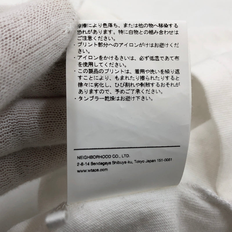 【中古品】【メンズ】 WTAPS ダブルタップス 21SS BANNER S/S COTTON 211ATDT-CSM15 バナー 半袖 コットン Tシャツ トップス 144-260906-hn-05-fur サイズ：01 カラー：ホワイト 万代Net店