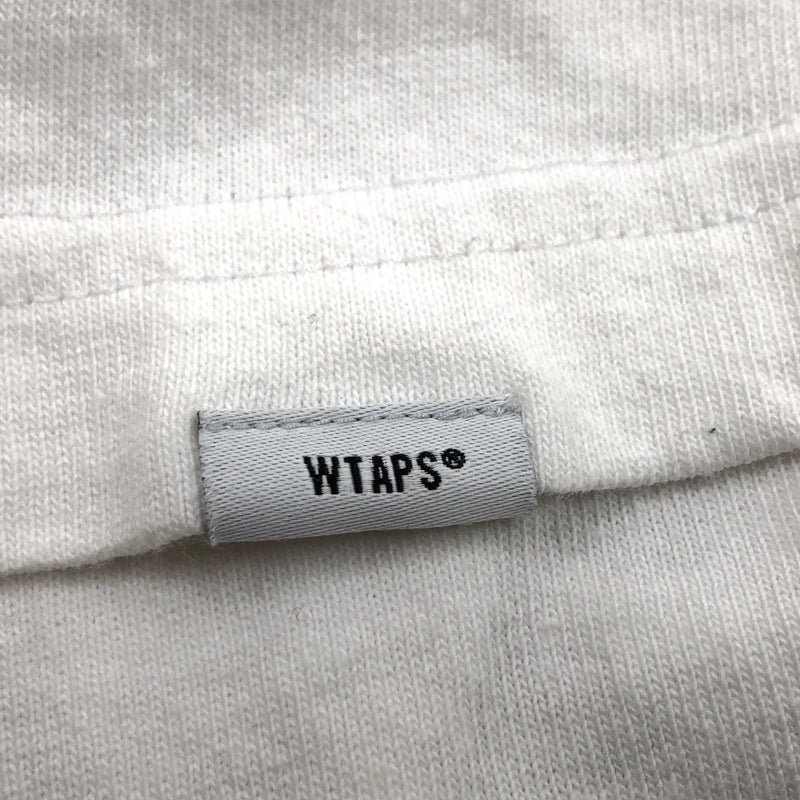 【中古品】【メンズ】 WTAPS ダブルタップス 21SS BANNER S/S COTTON 211ATDT-CSM15 バナー 半袖 コットン Tシャツ トップス 144-260906-hn-05-fur サイズ：01 カラー：ホワイト 万代Net店
