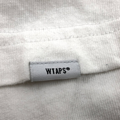【中古品】【メンズ】 WTAPS ダブルタップス 21SS BANNER S/S COTTON 211ATDT-CSM15 バナー 半袖 コットン Tシャツ トップス 144-260906-hn-05-fur サイズ：01 カラー：ホワイト 万代Net店