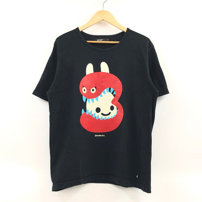 【中古品】【メンズ】 CUNE キューン S/S PRINT TEE FG10HD231C 3周年記念 半袖 プリント Tシャツ トップス 140-260906-hn-06-fur サイズ：3 カラー：ブラック 万代Net店