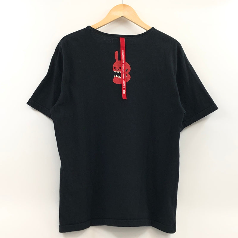 【中古品】【メンズ】 CUNE キューン S/S PRINT TEE FG10HD231C 3周年記念 半袖 プリント Tシャツ トップス 140-260906-hn-06-fur サイズ：3 カラー：ブラック 万代Net店