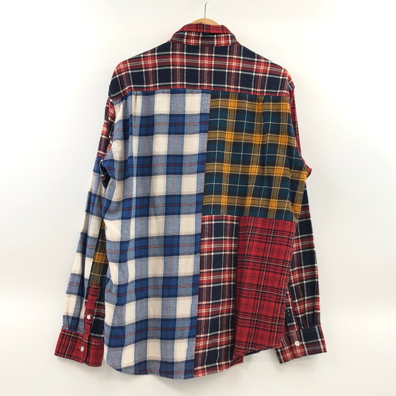 【中古品】【メンズ】 STUSSY ステューシー MIXED PLAID L/S SHIRT 111884 ミックスド プレイド 長袖シャツ ネルシャツ トップス 142-260618-hn-09-fur サイズ：L カラー：マルチカラー 万代Net店