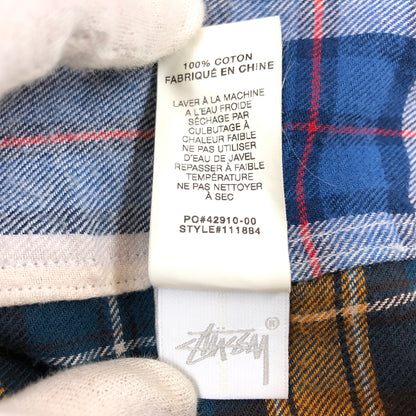 【中古品】【メンズ】 STUSSY ステューシー MIXED PLAID L/S SHIRT 111884 ミックスド プレイド 長袖シャツ ネルシャツ トップス 142-260618-hn-09-fur サイズ：L カラー：マルチカラー 万代Net店