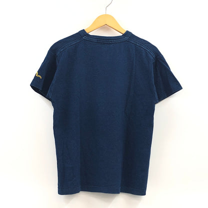 【中古品】【メンズ】 YAMANE ヤマネ × EVISU エヴィス PRINT S/S TEE カモメ プリント 半袖Tシャツ トップス 145-260906-hn-07-fur サイズ：38 カラー：ブルー系 万代Net店