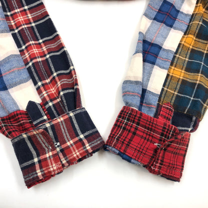 【中古品】【メンズ】 STUSSY ステューシー MIXED PLAID L/S SHIRT 111884 ミックスド プレイド 長袖シャツ ネルシャツ トップス 142-260618-hn-09-fur サイズ：L カラー：マルチカラー 万代Net店