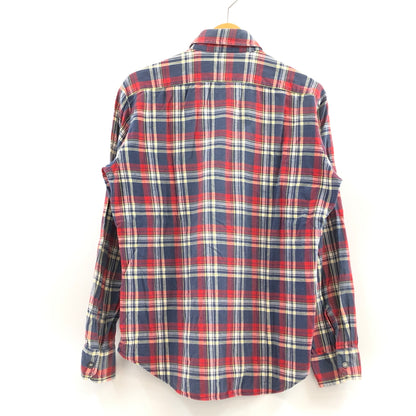 【中古品】【メンズ】 FRUIT OF THE LOOM フルーツオブザルーム 80S CHECK SHIRT 長袖チェックシャツ トップス 146-260618-hn-10-fur サイズ：M カラー：レッド/ネイビー/ホワイト 万代Net店