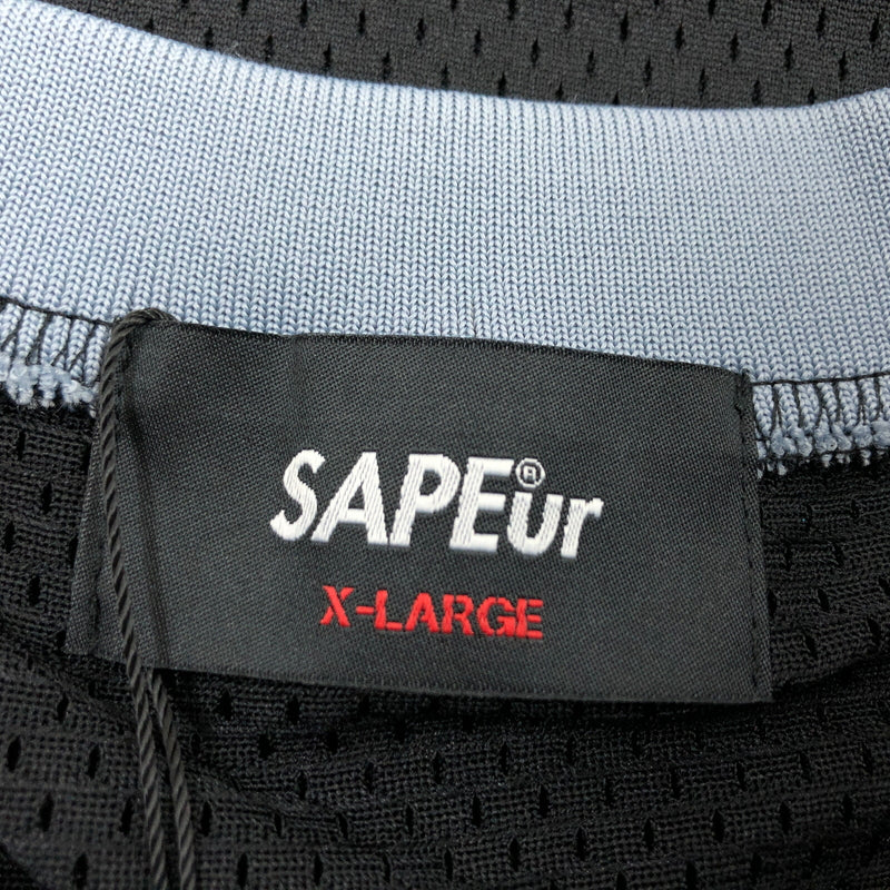 【中古美品】【メンズ】 SAPEUR サプール BASKETBALL TANK TOP A0023-344 バスケットボール タンクトップ トップス 142-260906-hn-08-fur サイズ：XL カラー：ブラック/グレー 万代Net店