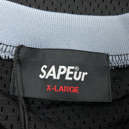 【中古美品】【メンズ】 SAPEUR サプール BASKETBALL TANK TOP A0023-344 バスケットボール タンクトップ トップス 142-260906-hn-08-fur サイズ：XL カラー：ブラック/グレー 万代Net店