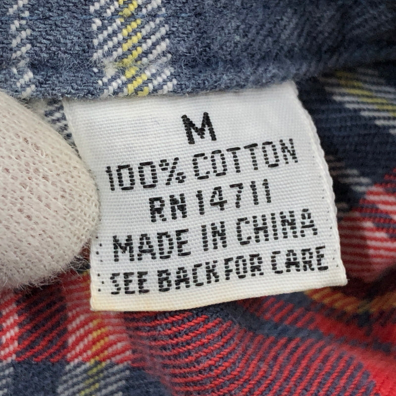 【中古品】【メンズ】 FRUIT OF THE LOOM フルーツオブザルーム 80S CHECK SHIRT 長袖チェックシャツ トップス 146-260618-hn-10-fur サイズ：M カラー：レッド/ネイビー/ホワイト 万代Net店