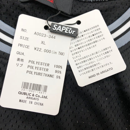 【中古美品】【メンズ】 SAPEUR サプール BASKETBALL TANK TOP A0023-344 バスケットボール タンクトップ トップス 142-260906-hn-08-fur サイズ：XL カラー：ブラック/グレー 万代Net店