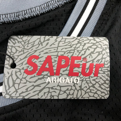 【中古美品】【メンズ】 SAPEUR サプール BASKETBALL TANK TOP A0023-344 バスケットボール タンクトップ トップス 142-260906-hn-08-fur サイズ：XL カラー：ブラック/グレー 万代Net店