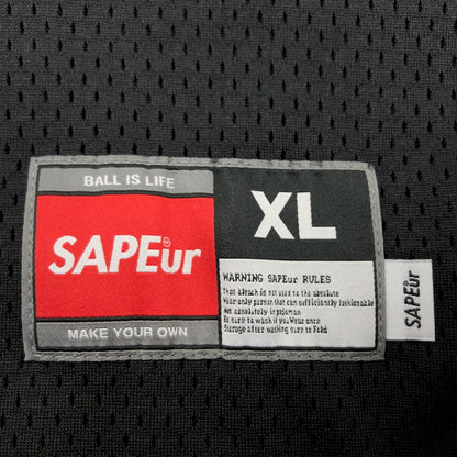 【中古美品】【メンズ】 SAPEUR サプール BASKETBALL TANK TOP A0023-344 バスケットボール タンクトップ トップス 142-260906-hn-08-fur サイズ：XL カラー：ブラック/グレー 万代Net店