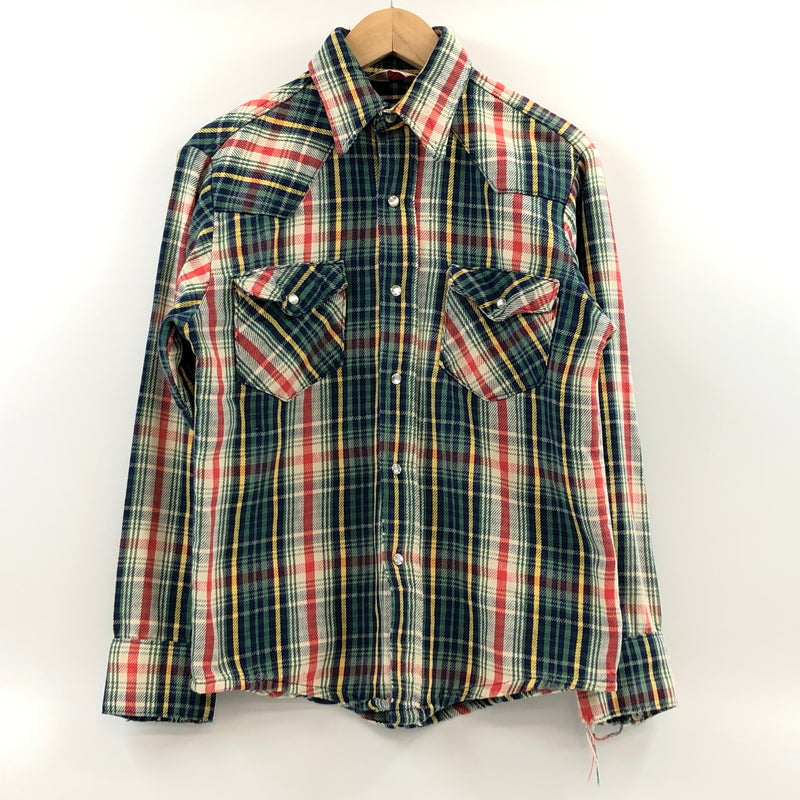 【現状渡し品】【メンズ】 FROSTPROOF フロストプルーフ 70S L/S CHECK SHIRT 長袖チェックシャツ カジュアルシャツ トップス 146-260618-hn-11-fur サイズ：M カラー：マルチカラー 万代Net店