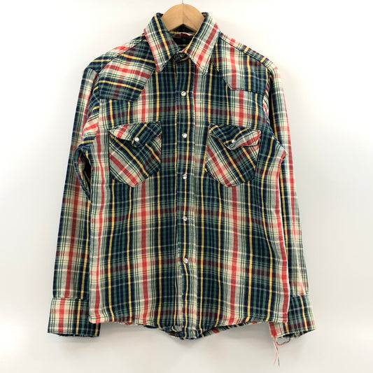 【現状渡し品】【メンズ】 FROSTPROOF フロストプルーフ 70S L/S CHECK SHIRT 長袖チェックシャツ カジュアルシャツ トップス 146-260618-hn-11-fur サイズ：M カラー：マルチカラー 万代Net店