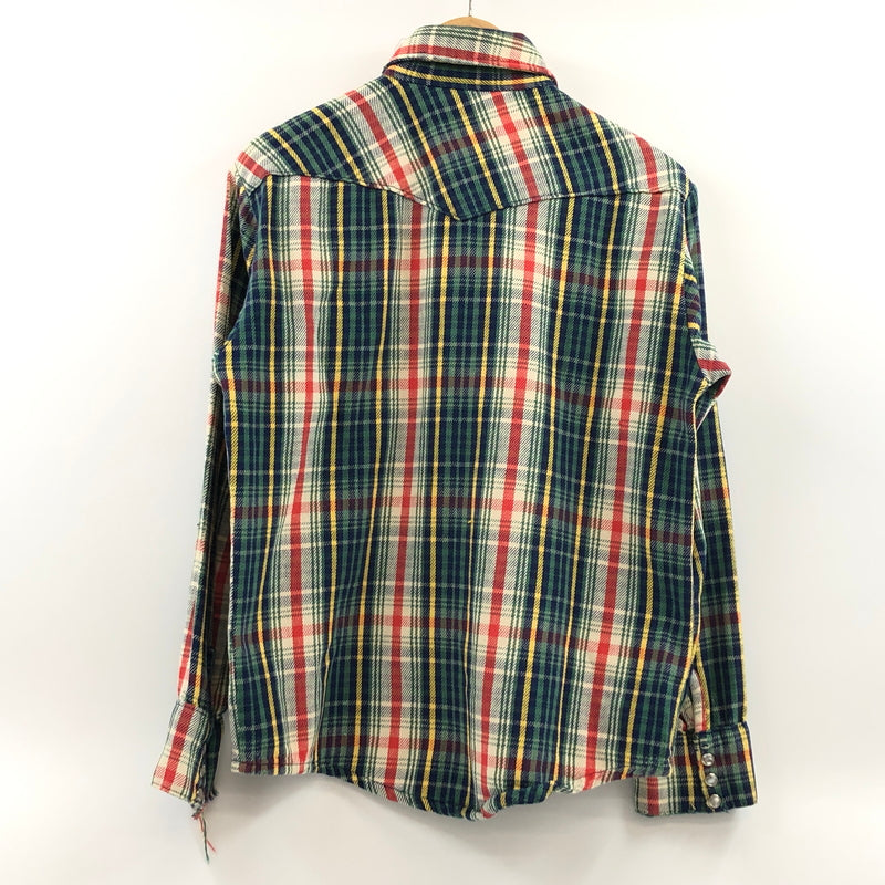 【現状渡し品】【メンズ】 FROSTPROOF フロストプルーフ 70S L/S CHECK SHIRT 長袖チェックシャツ カジュアルシャツ トップス 146-260618-hn-11-fur サイズ：M カラー：マルチカラー 万代Net店