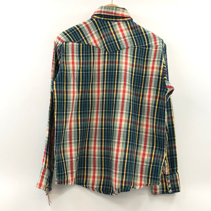 【現状渡し品】【メンズ】 FROSTPROOF フロストプルーフ 70S L/S CHECK SHIRT 長袖チェックシャツ カジュアルシャツ トップス 146-260618-hn-11-fur サイズ：M カラー：マルチカラー 万代Net店