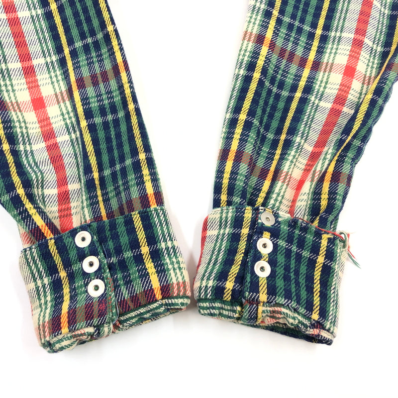 【現状渡し品】【メンズ】 FROSTPROOF フロストプルーフ 70S L/S CHECK SHIRT 長袖チェックシャツ カジュアルシャツ トップス 146-260618-hn-11-fur サイズ：M カラー：マルチカラー 万代Net店