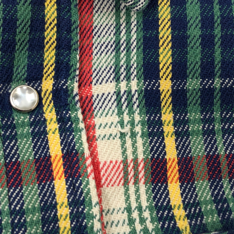 【現状渡し品】【メンズ】 FROSTPROOF フロストプルーフ 70S L/S CHECK SHIRT 長袖チェックシャツ カジュアルシャツ トップス 146-260618-hn-11-fur サイズ：M カラー：マルチカラー 万代Net店