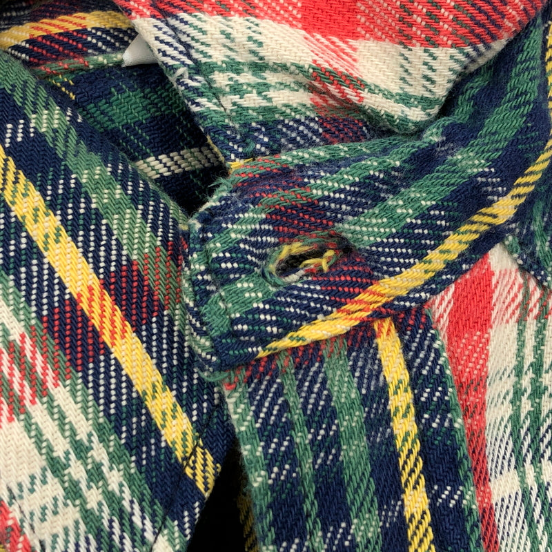 【現状渡し品】【メンズ】 FROSTPROOF フロストプルーフ 70S L/S CHECK SHIRT 長袖チェックシャツ カジュアルシャツ トップス 146-260618-hn-11-fur サイズ：M カラー：マルチカラー 万代Net店