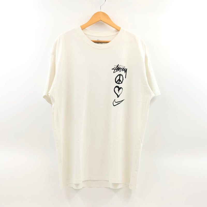 【中古品】【メンズ】 STUSSY ステューシー × NIKE ナイキ NRG S/S TEE DM4942-121 半袖Tシャツ トップス 142-260618-hn-12-fur サイズ：L カラー：ホワイト 万代Net店