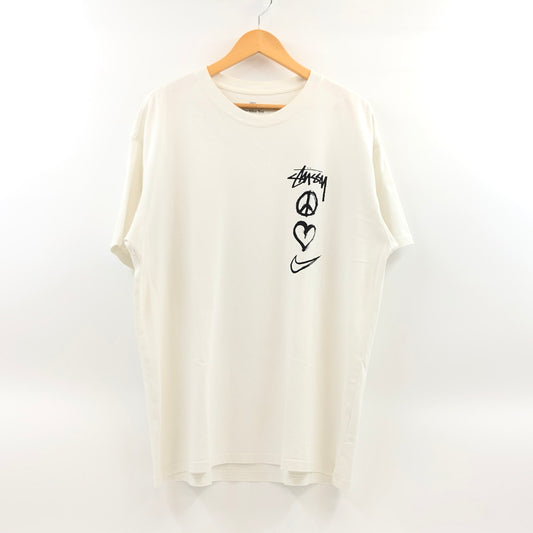【中古品】【メンズ】 STUSSY ステューシー × NIKE ナイキ NRG S/S TEE DM4942-121 半袖Tシャツ トップス 142-260618-hn-12-fur サイズ：L カラー：ホワイト 万代Net店