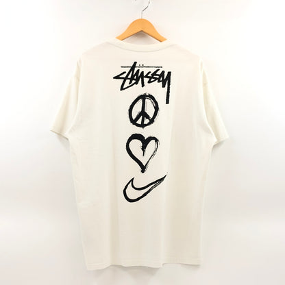 【中古品】【メンズ】 STUSSY ステューシー × NIKE ナイキ NRG S/S TEE DM4942-121 半袖Tシャツ トップス 142-260618-hn-12-fur サイズ：L カラー：ホワイト 万代Net店