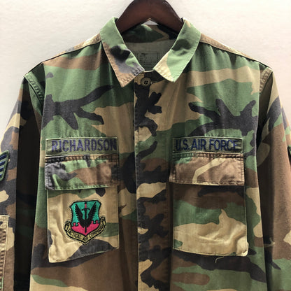 【中古品】【メンズ】  USARMY BDU ウッドランドカモ ジャケット 147-240425-wy-8-tom サイズ：S カラー：グリーン 万代Net店