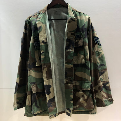 【中古品】【メンズ】  USARMY BDU ウッドランドカモ ジャケット 147-240425-wy-8-tom サイズ：S カラー：グリーン 万代Net店