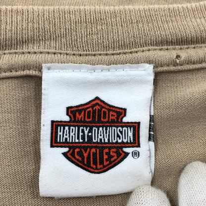 【現状渡し品】【メンズ】 HARLEY-DAVIDSON ハーレーダビッドソン 90S WAIKIKI HAWAI'I S/S TEE c1999 半袖Tシャツ トップス 146-260620-hn-01-fur サイズ：XL カラー：ベージュ系 万代Net店