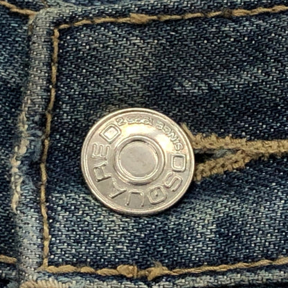 【現状渡し品】【メンズ】 DSQUARED2 ディースクエアード ダメージデニムジーンズ デニムパンツ ボトムス 152-250324-hn-04-fur サイズ：46 カラー：インディゴ 万代Net店